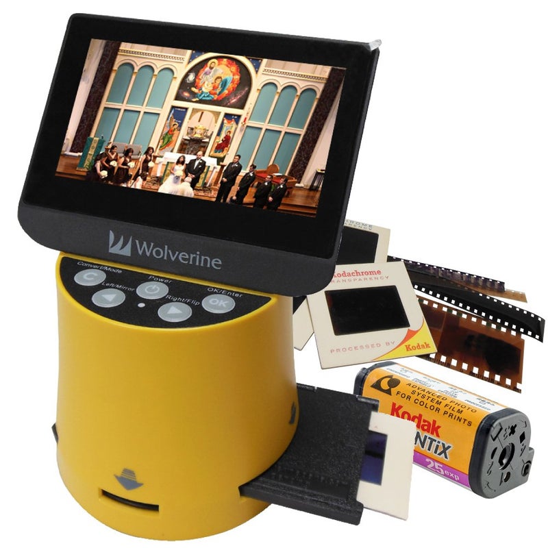 Wolverine Titan 8-in-1 High Resolution 35mm, 127, 126, 110 and APS Film to Digital Converter with 4.3" Screen and HDMI Output - Image 1